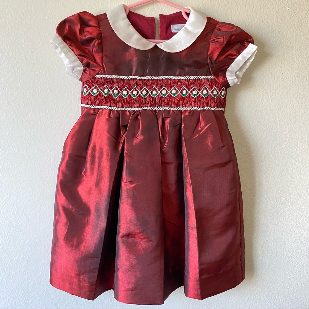 Smocked toddler dress